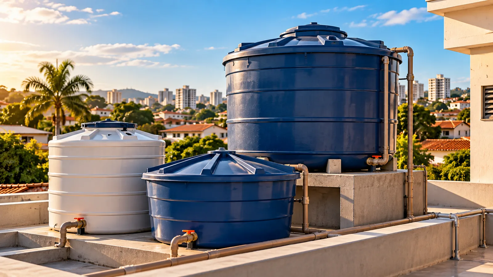 Como escolher a caixa d'água ideal: tamanho e material