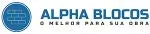 Logotipo da ALPHA BLOCOS — Cerâmicas, Blocos, Tijolos em Londrina/PR