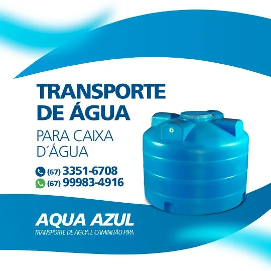 Logotipo da Aqua Azul — Água Potavel em Campo Grande/MS