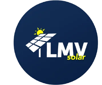 Logotipo da LMV Solar — Energia Solar em Três Lagoas/MS