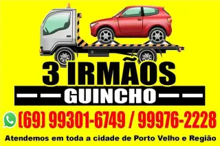 Logotipo da 3 irmãos Guinchos — Guinchos e Guindastes em Porto Velho/RO