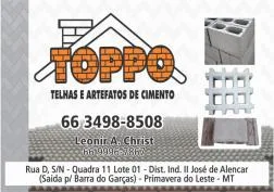 Logotipo da Toppo — Telhas em Primavera do Leste/MT