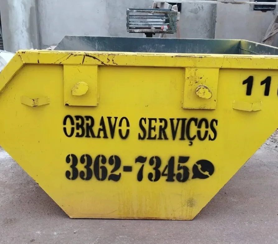 Logotipo da Obravo Serviços e Locação de Caçambas — Aluguel de caçamba em Várzea Grande/MT